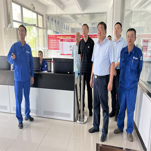 開發(fā)區(qū)管委會副主任馮濤一行到山東海利爾調(diào)研指導(dǎo)